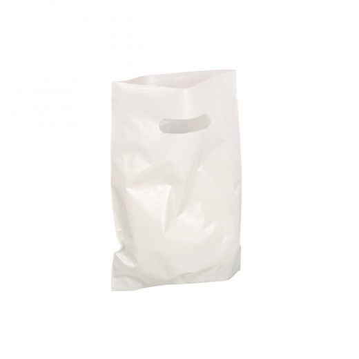 COLIS DE 100 SACS PDR BLANC 50My 25X35+4CM