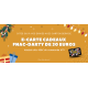 E-Carte cadeau Fnac/Darty 30€ - envoi par mail en fin d'opération