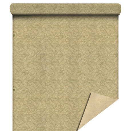 Papier cadeau kraft recyclée lisse Jungle vert - 70 cm x 50 m